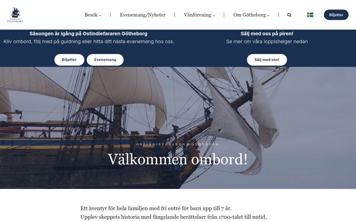 Screenshot of gotheborg.se