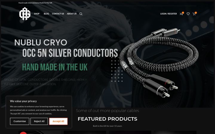 Screenshot of gothicaudio.com