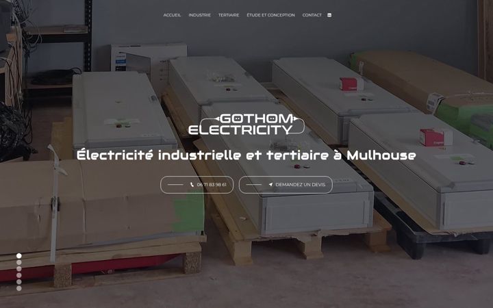 Screenshot of gothom-electricity.fr