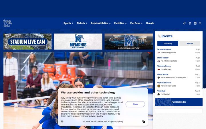 Screenshot of gotigersgo.com