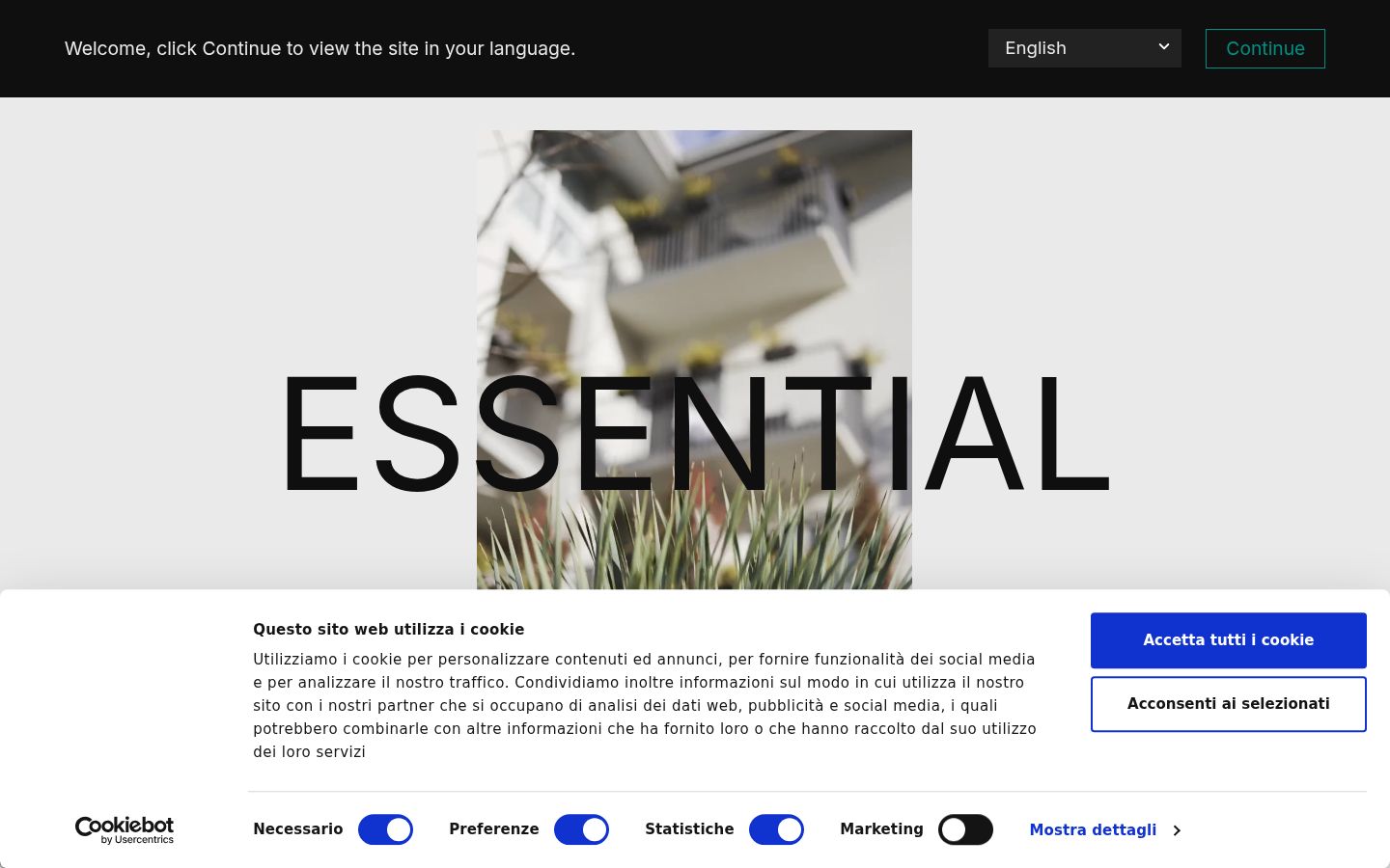 Screenshot tal-banner tal-kunsens muri qabel kwalunkwe interazzjoni