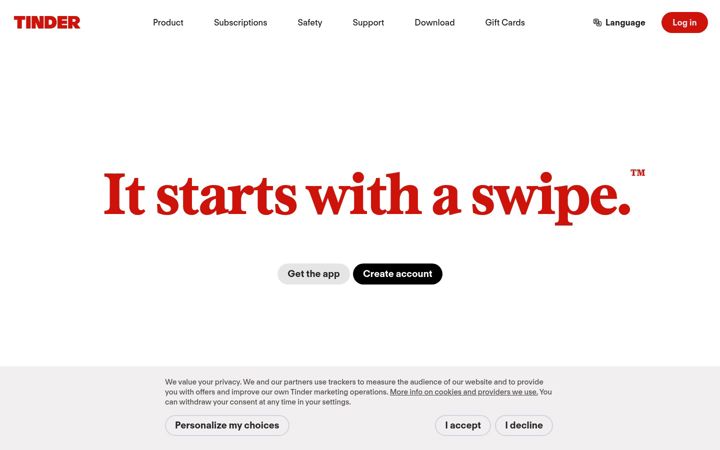 Skærmbillede af gotinder.com