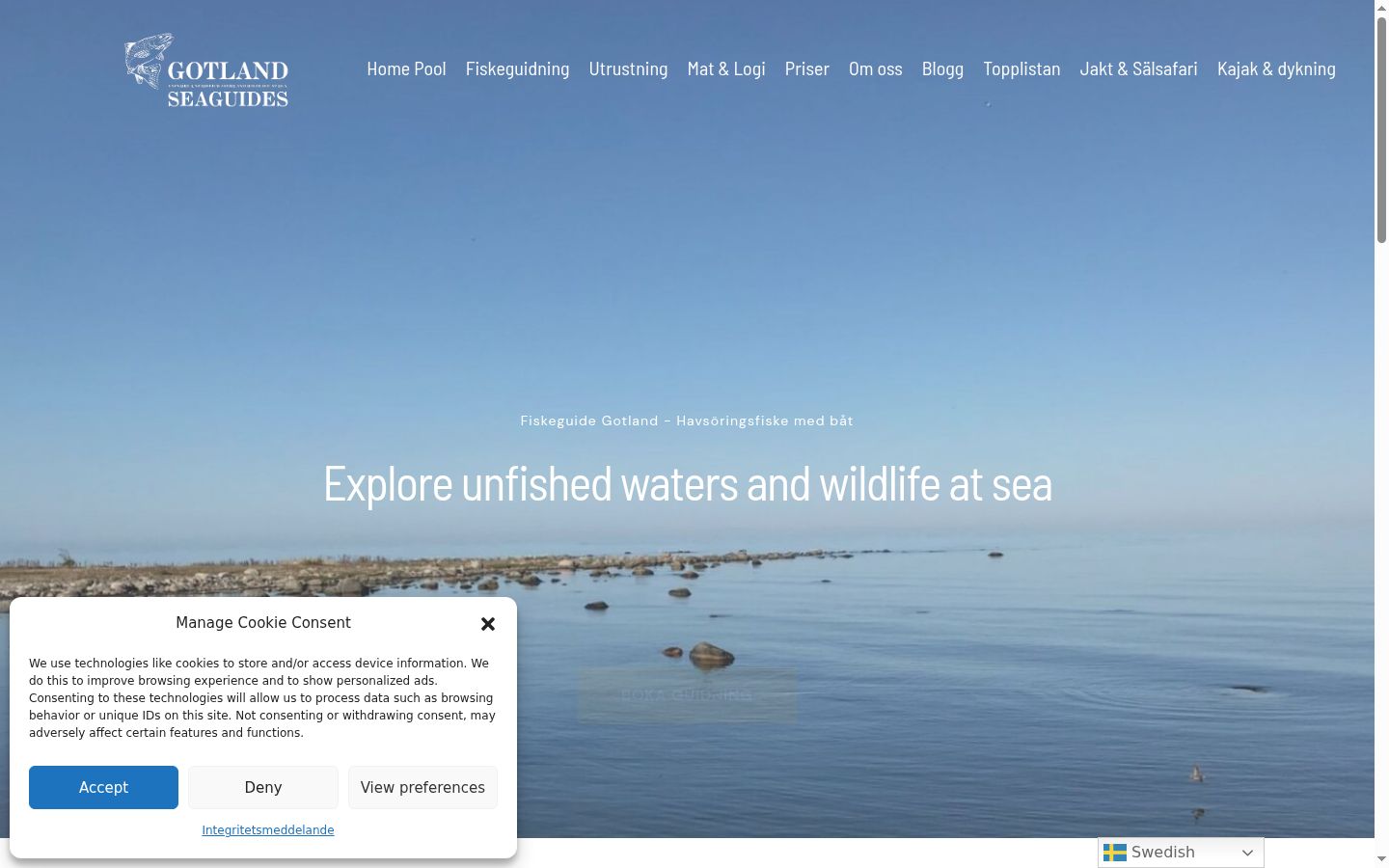 Screenshot tal-banner tal-kunsens muri qabel kwalunkwe interazzjoni
