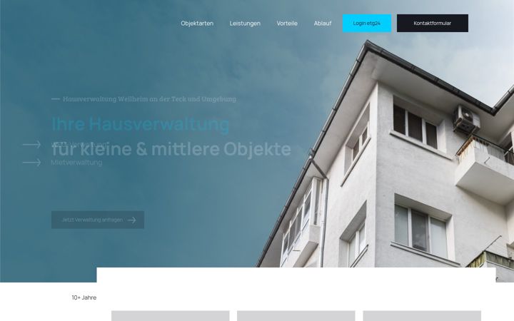 Skärmbild av goto-hausverwaltung.de