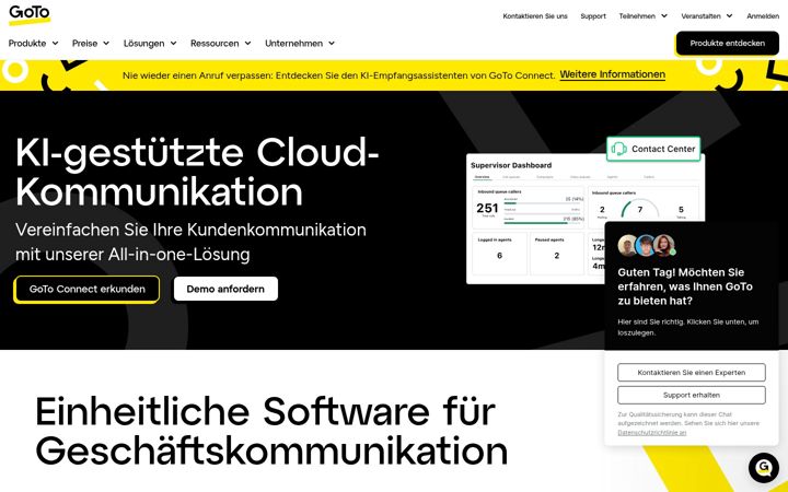 Screenshot of goto.de