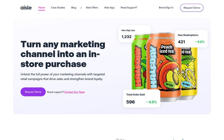 Screenshot of gotoaisle.com