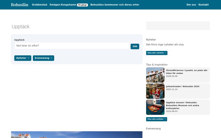 Screenshot of gotobohuslan.com