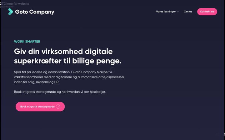 Screenshot of gotocompany.dk