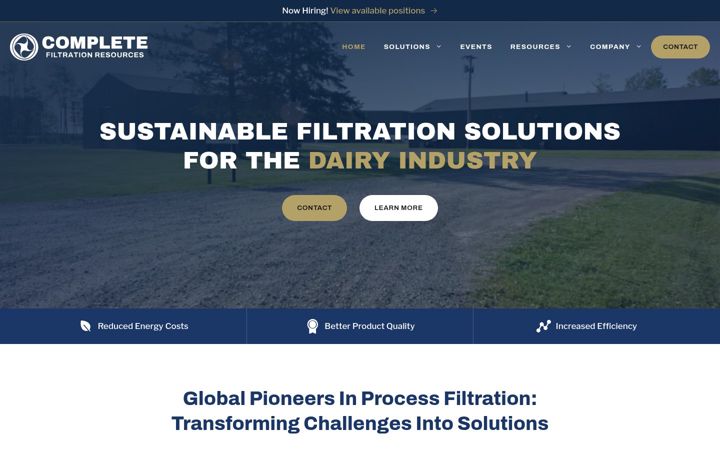 Screenshot of gotocompletefiltration.com