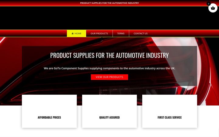 Screenshot of gotocomponentsupplies.co.uk