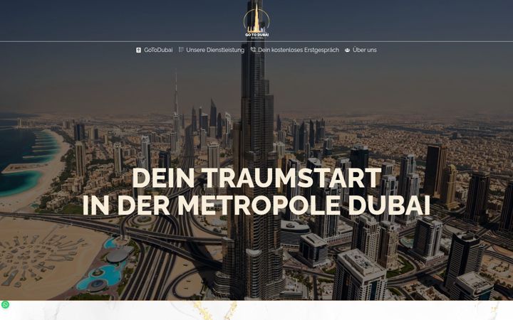 Screenshot of gotodubai.de