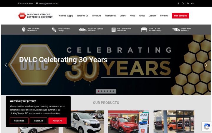 Screenshot of gotodvlc.co.uk
