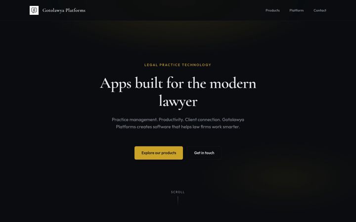 Screenshot of gotolawya.com