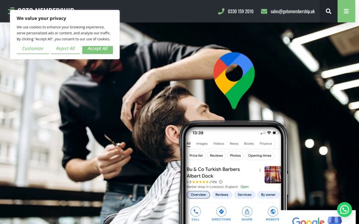 Screenshot of gotomembership.uk