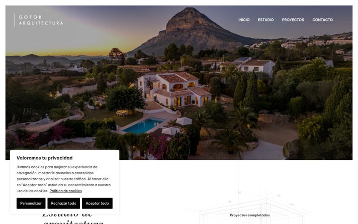 Screenshot of gotorarquitectura.com