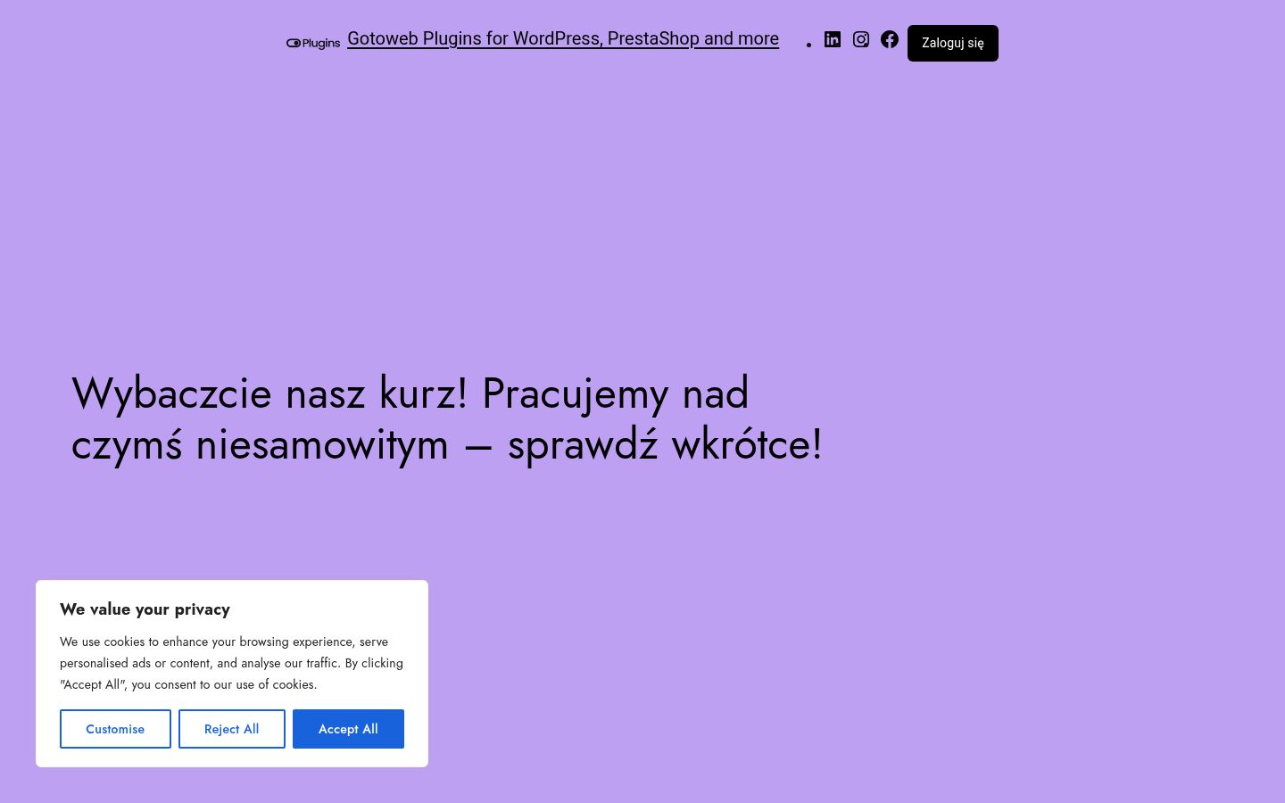 Screenshot tal-banner tal-kunsens muri qabel kwalunkwe interazzjoni