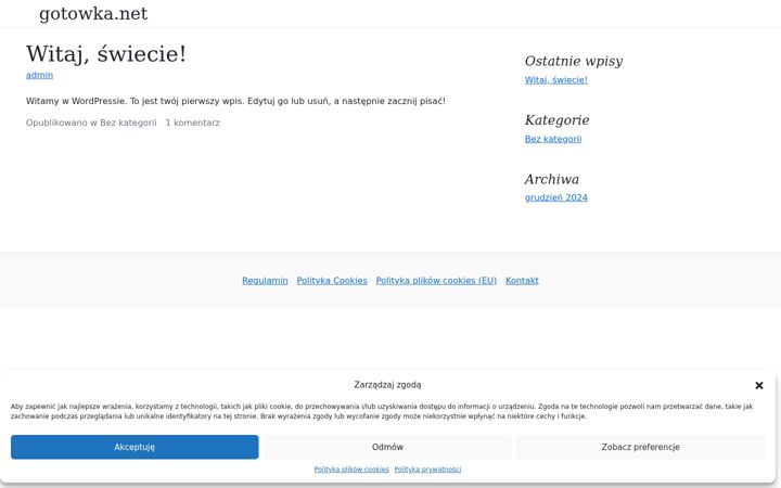 Screenshot of gotowka.net
