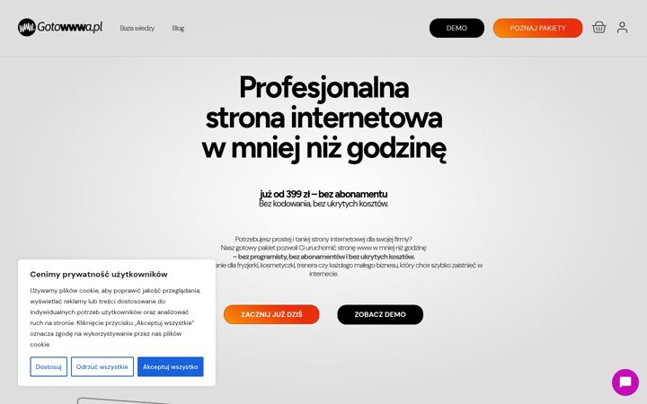 Screenshot of gotowwwa.pl