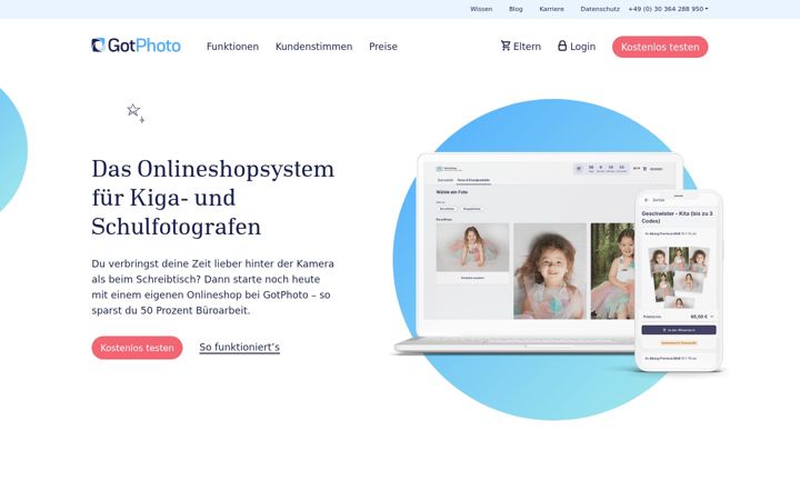 Screenshot of gotphoto.at