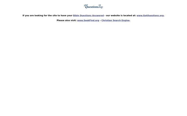 Screenshot of gotquestions.net