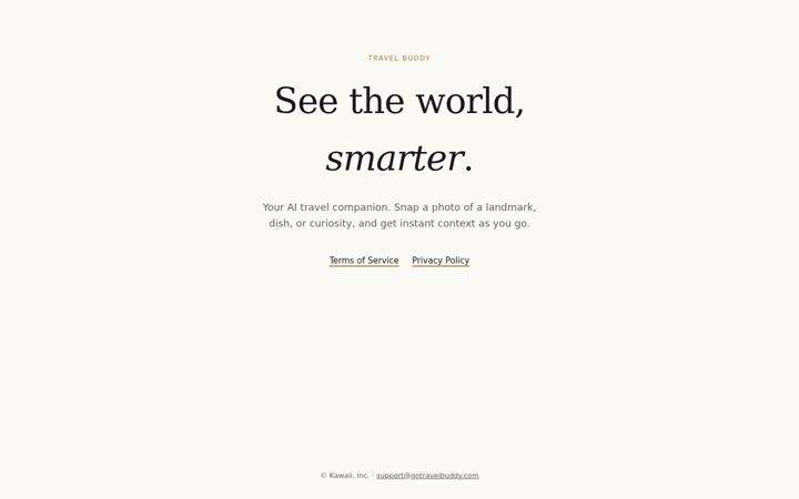 Screenshot of gotravelbuddy.com
