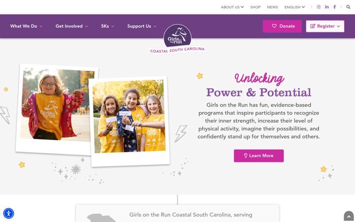 Screenshot of gotrcoastalsouthcarolina.org