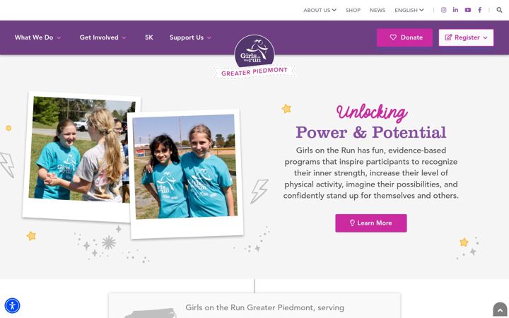 Screenshot of gotrgreaterpiedmont.org