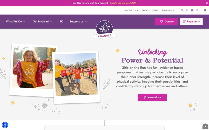 Screenshot of gotrtriangle.org