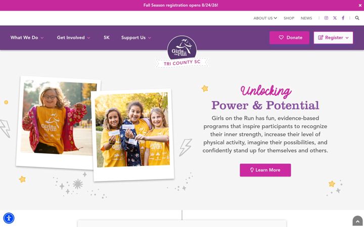 Screenshot of gotrtricountysc.org