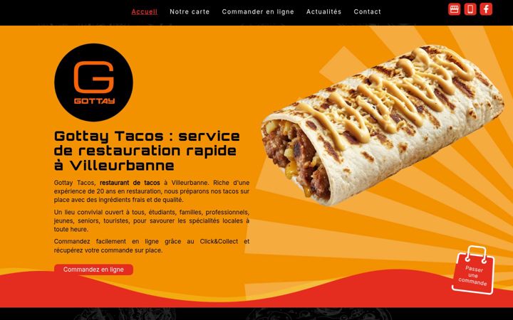 Screenshot of gottaytacos.fr
