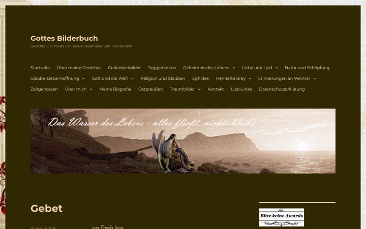 Screenshot of gottes-bilderbuch.de