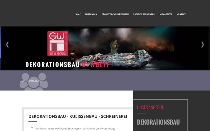 Screenshot of gotthardwulff.de