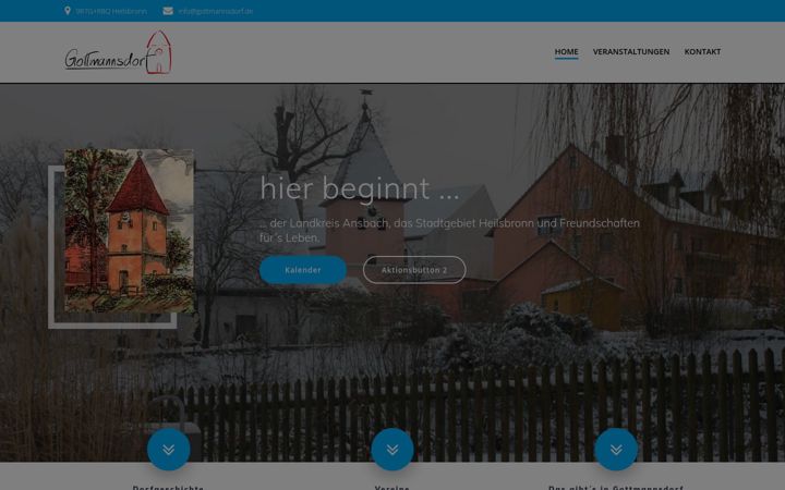 Screenshot of gottmannsdorf.de