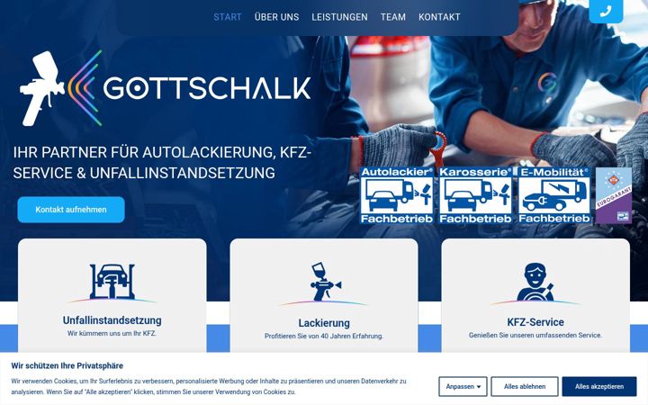 Screenshot of gottschalk-aachen.de