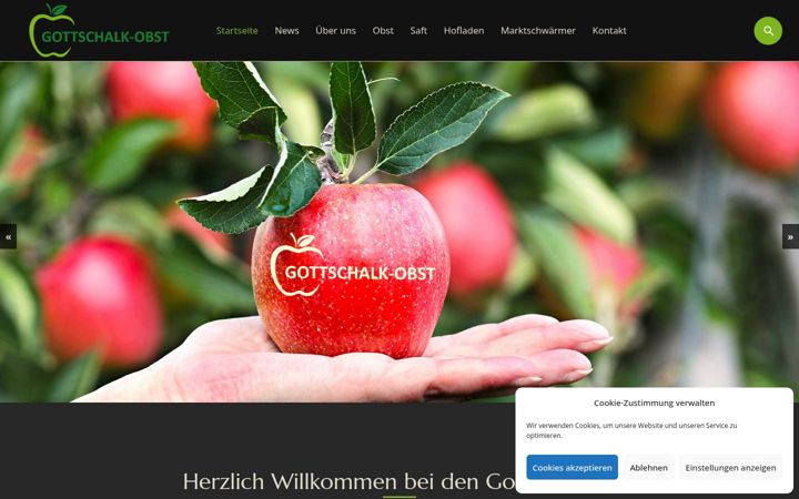 Screenshot of gottschalk-obst.de