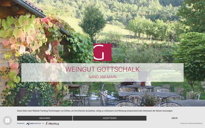 Screenshot of gottschalk-weingut.de