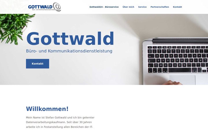 Screenshot of gottwald24.de