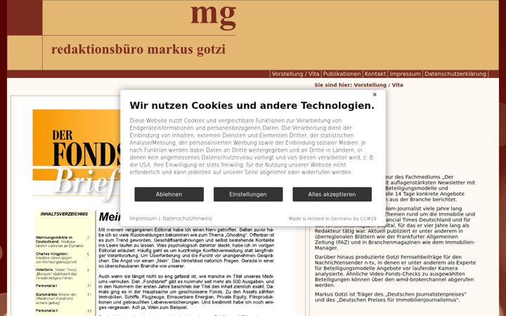 Screenshot of gotzi.de