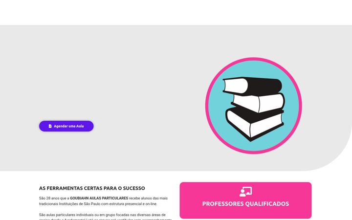 Screenshot of goubiahnaulas.com.br