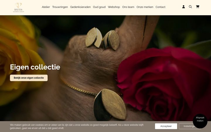 Screenshot of goudsmidbastein.nl