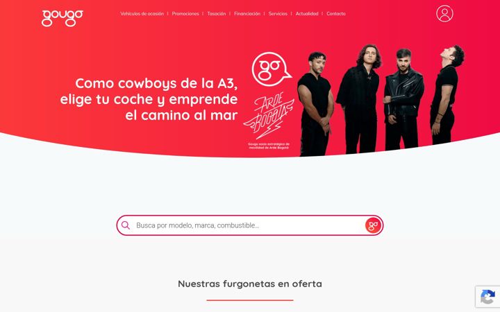 Screenshot of gougo.es