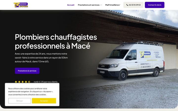 Screenshot of gouin-patrick-sarl.fr