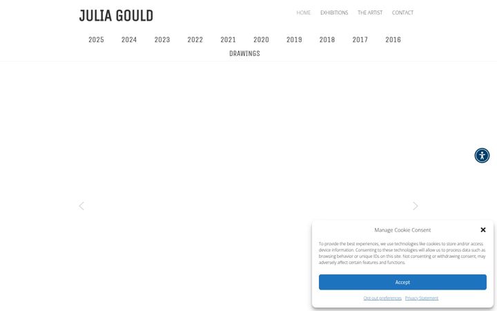 Screenshot of gould-art.com