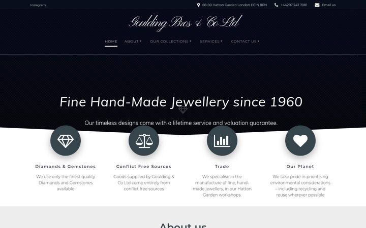 Screenshot of gouldingbros.com