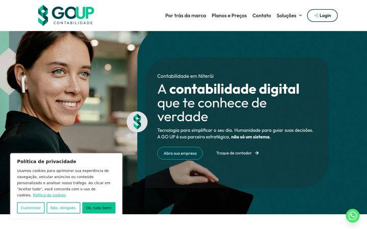 Screenshot of goupcontabilidade.com.br