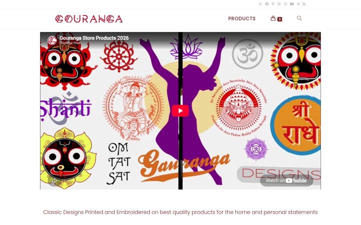 Screenshot of gouranga-store.com