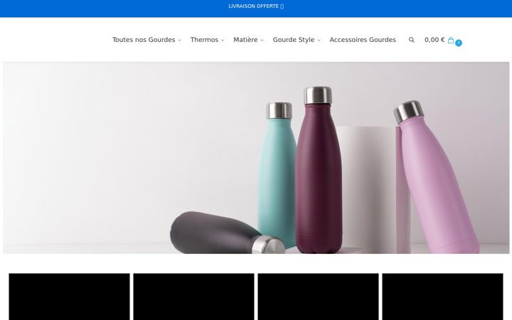 Screenshot of gourdeshop.com