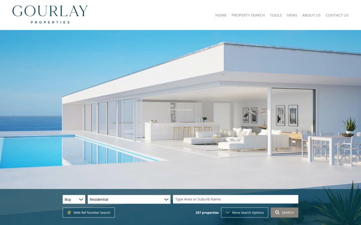 Screenshot of gourlay.co.za