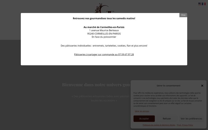 Screenshot of gourmandisetherapy.fr