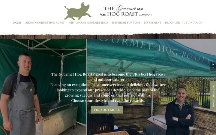 Képernyőkép: gourmet-hog-roast-franchising.com